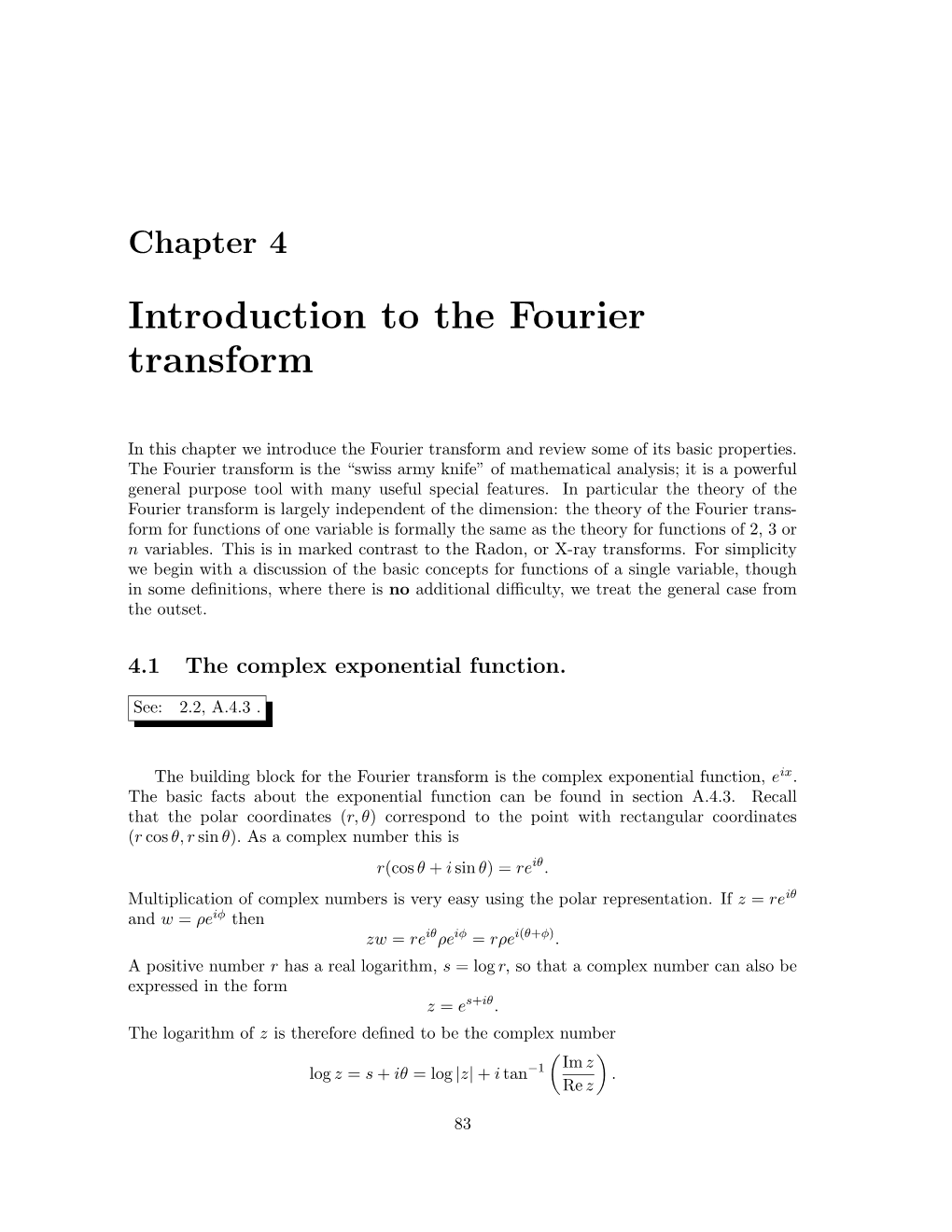 Introduction to the Fourier Transform