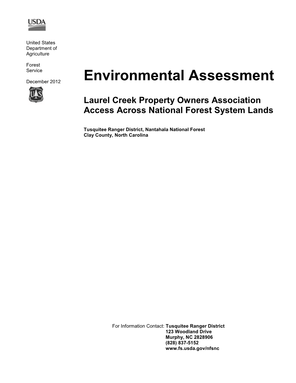 Environmental Assessment