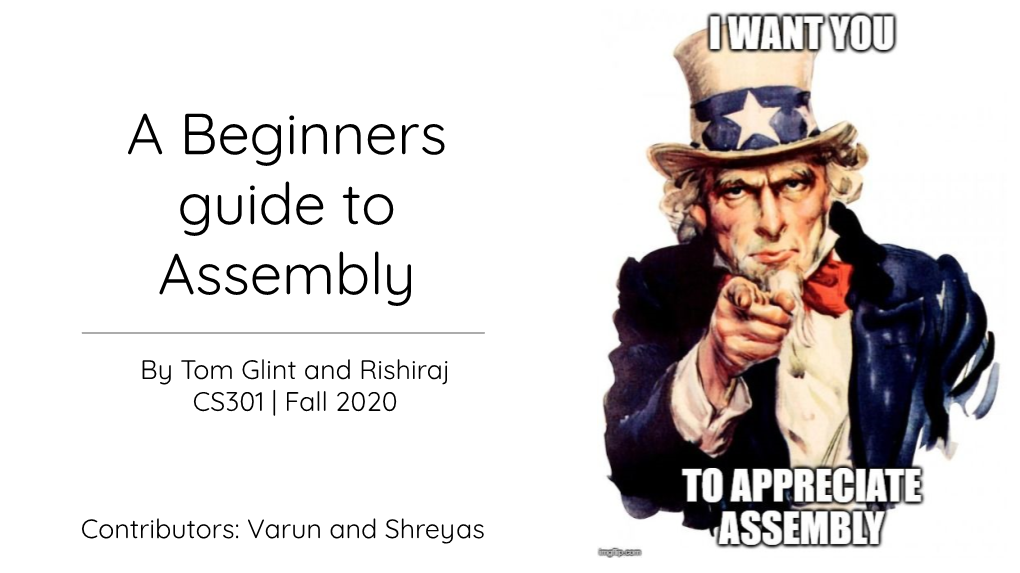 A Beginners Guide to Assembly