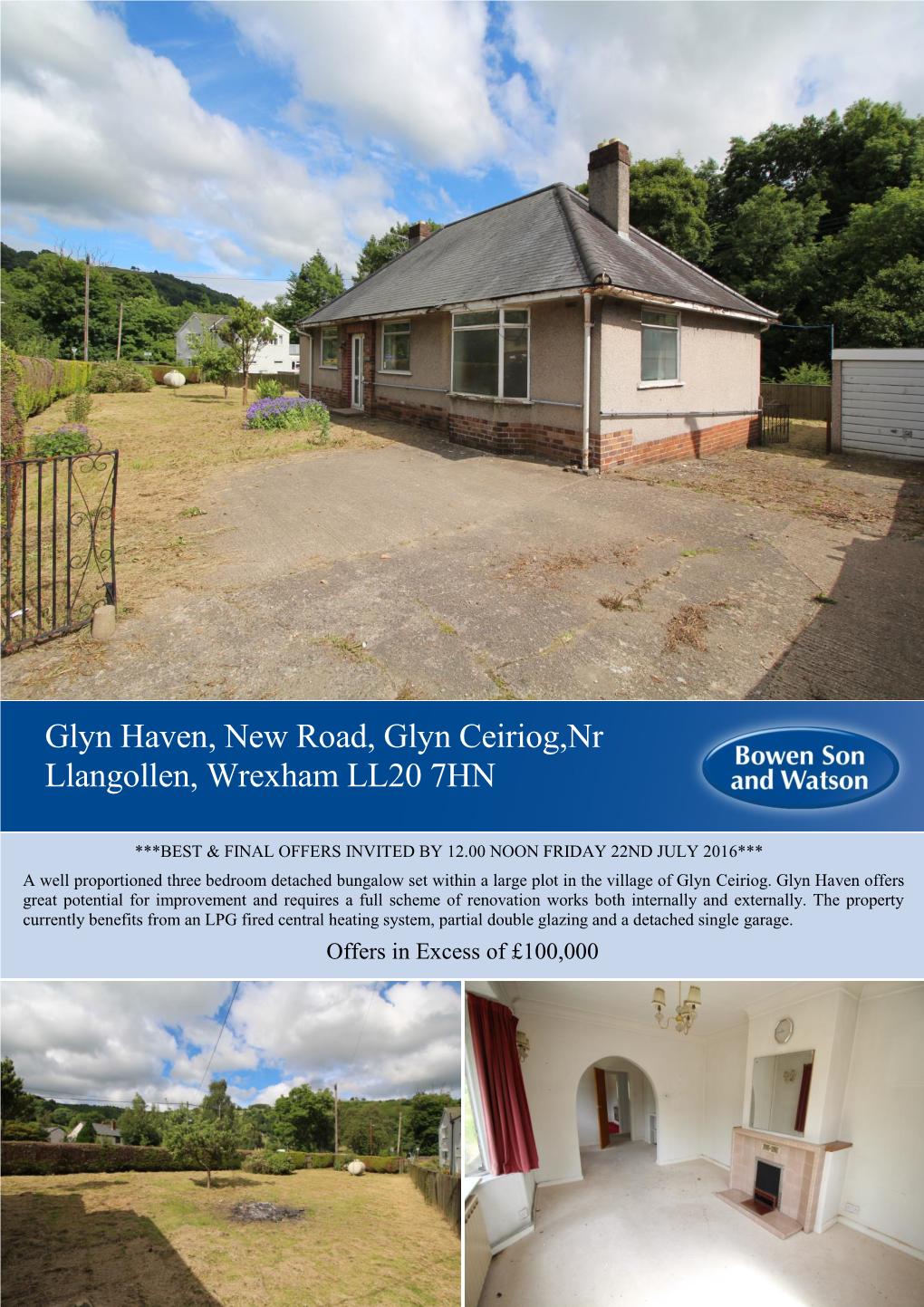 Glyn Haven, New Road, Glyn Ceiriog,Nr Llangollen, Wrexham LL20 7HN