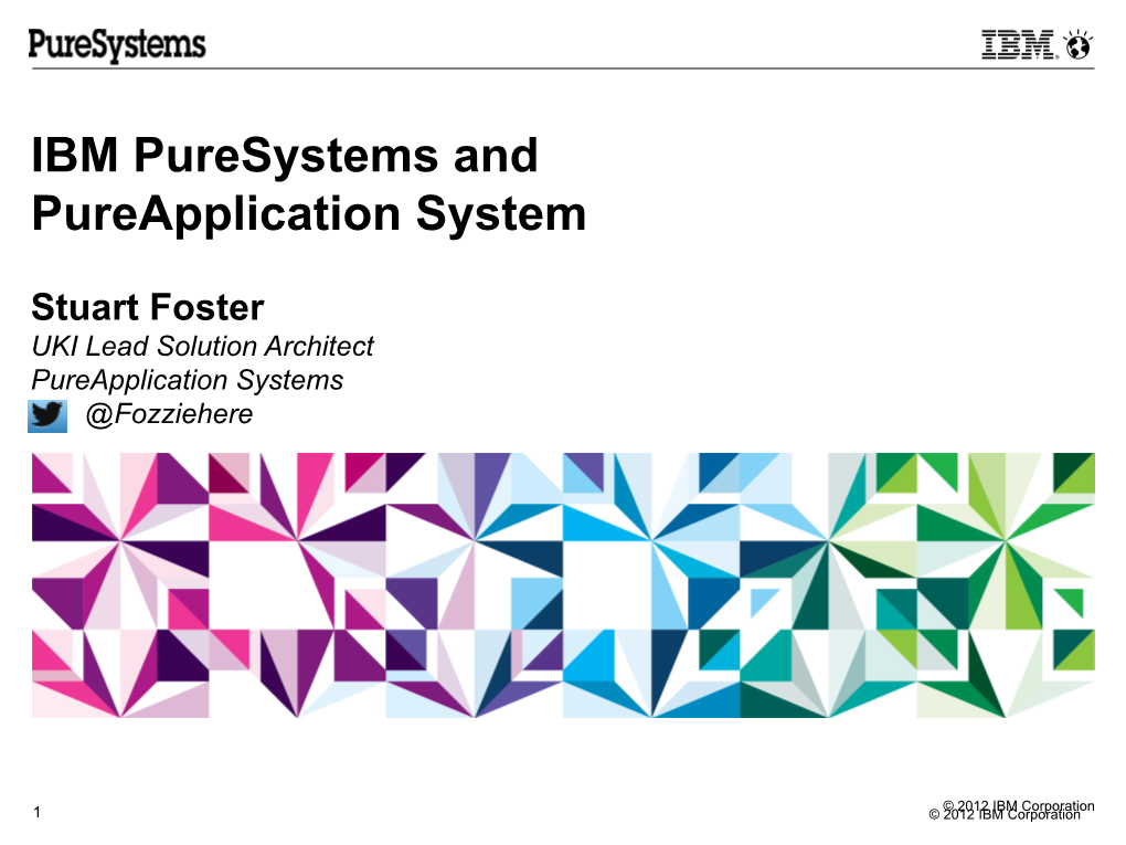 IBM Puresystems and Pureapplication System