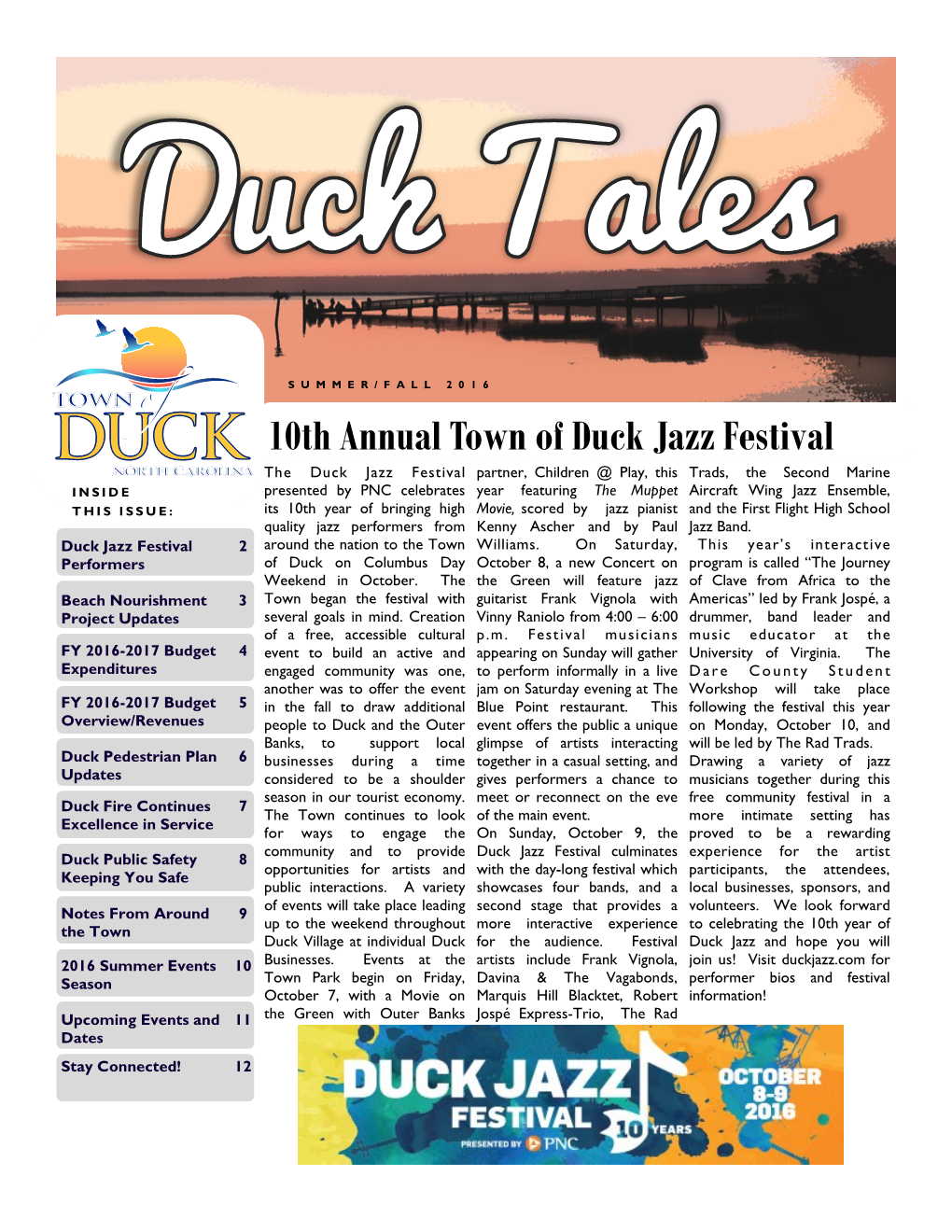 10Th Annual Town of Duck Jazz Festival