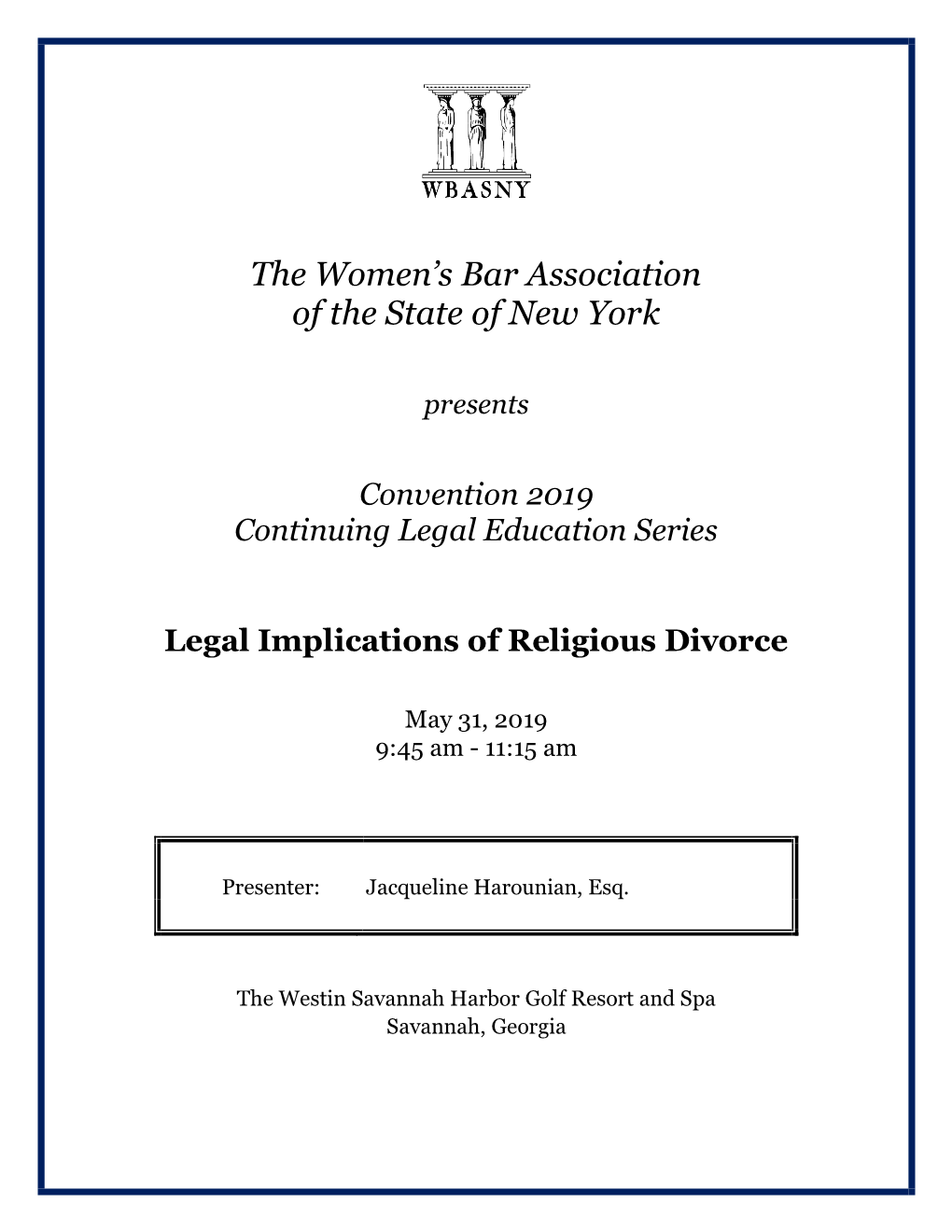 Legal Implications of Religious Divorce