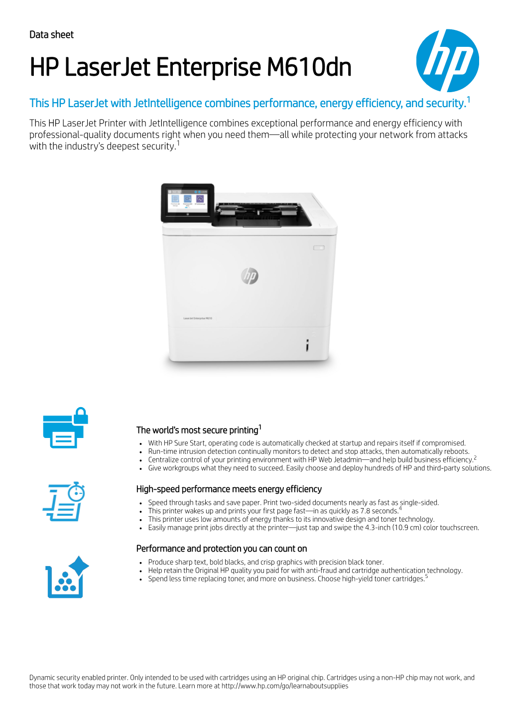 HP Laserjet Enterprise M610dn