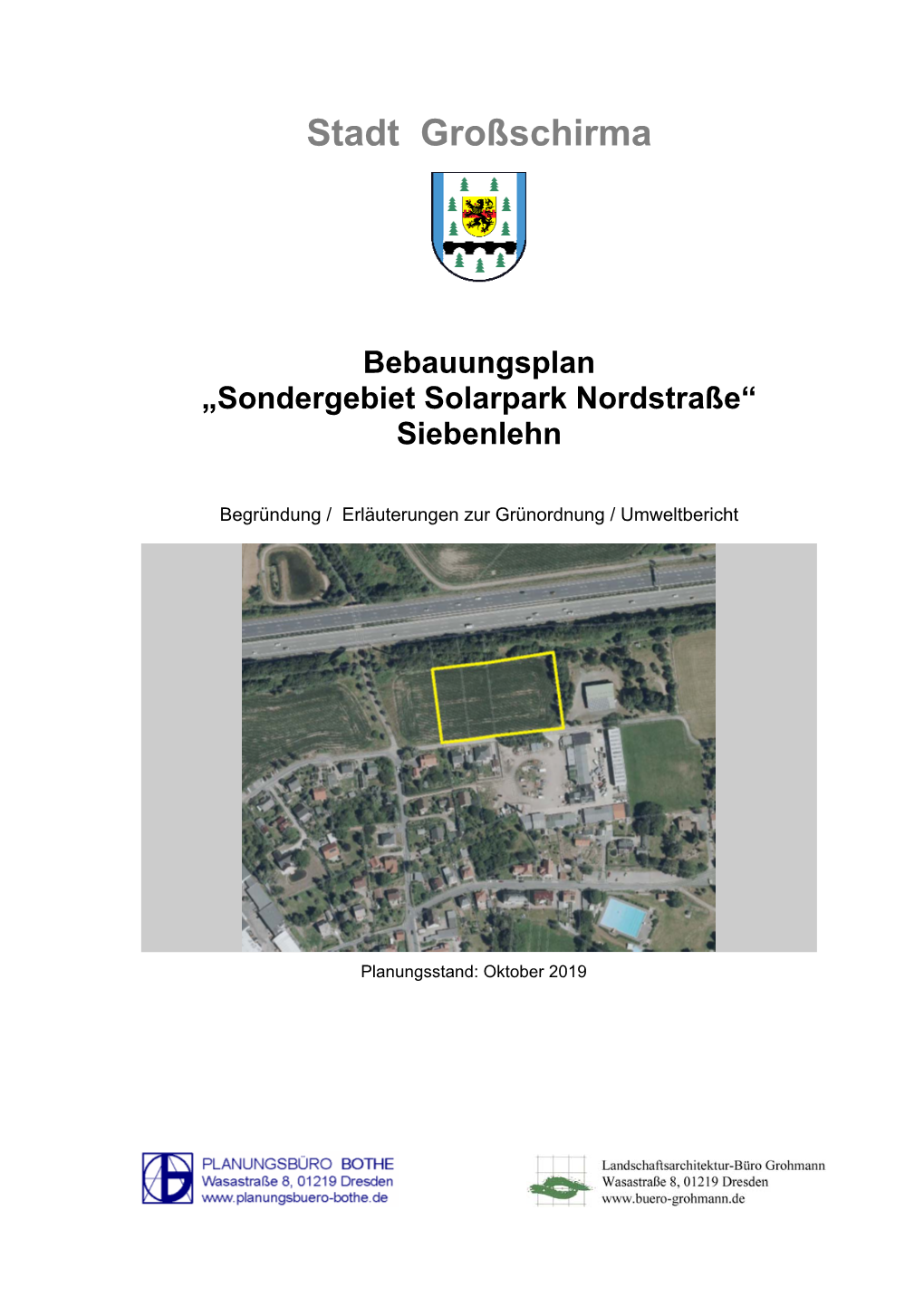 Stadt Großschirma Bebauungsplan