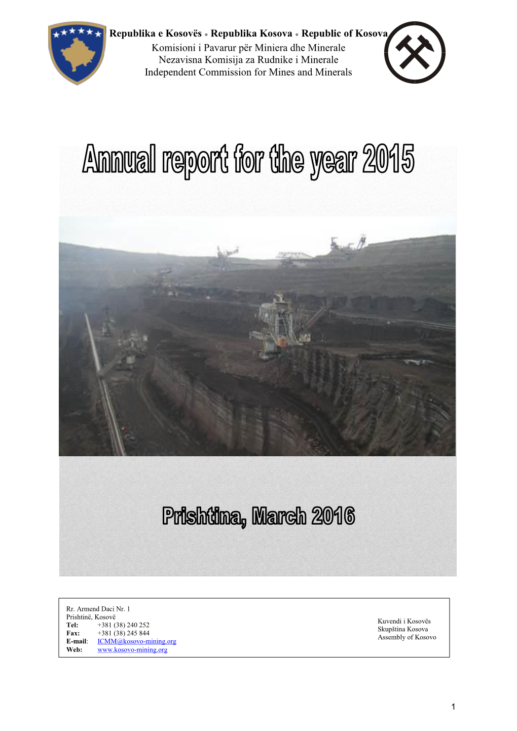 Annual Report ICMM 2015