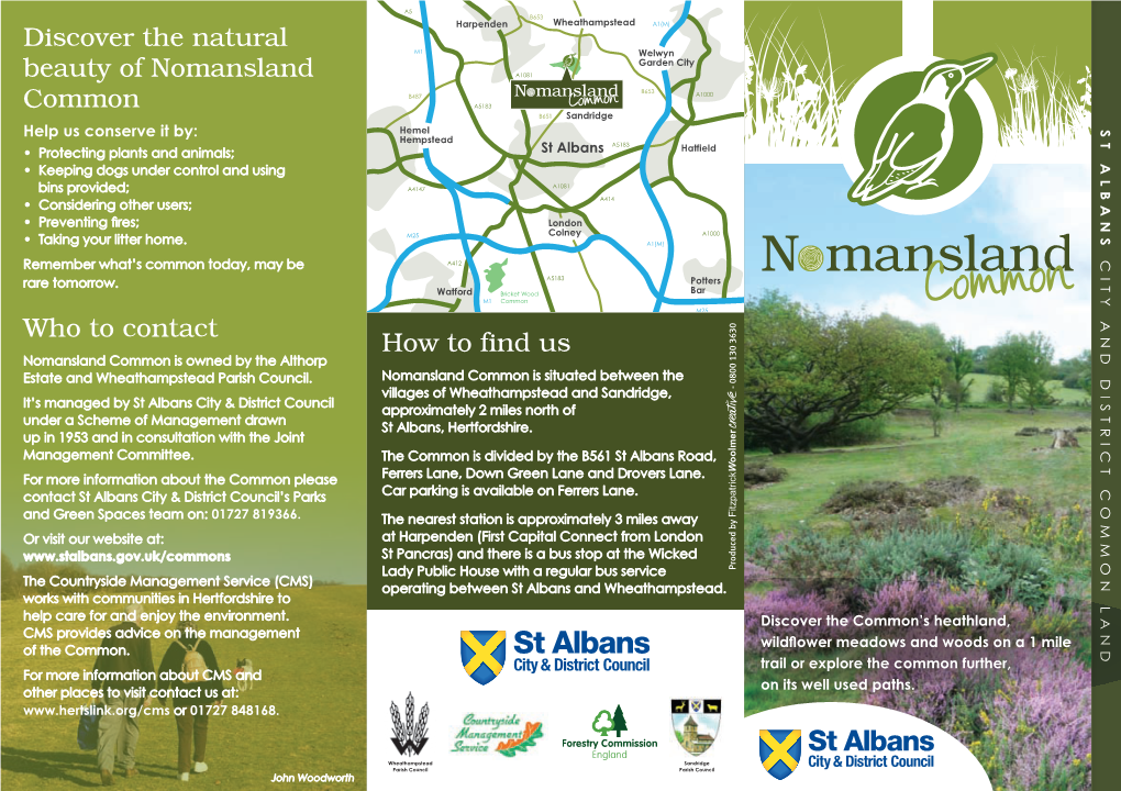 Nomansland Common Leaflet