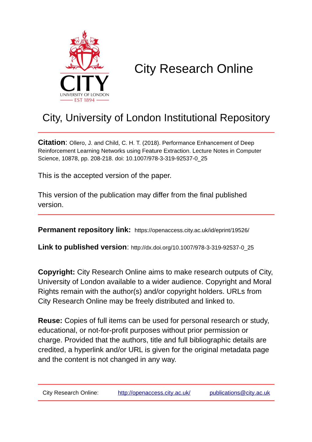 City Research Online