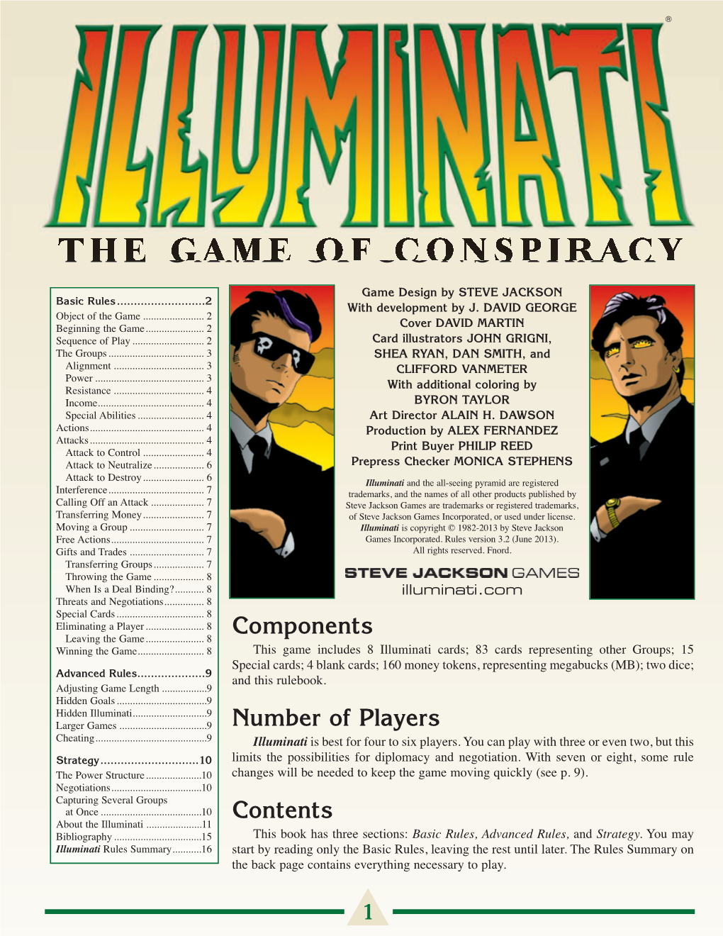 Illuminati Rulebook