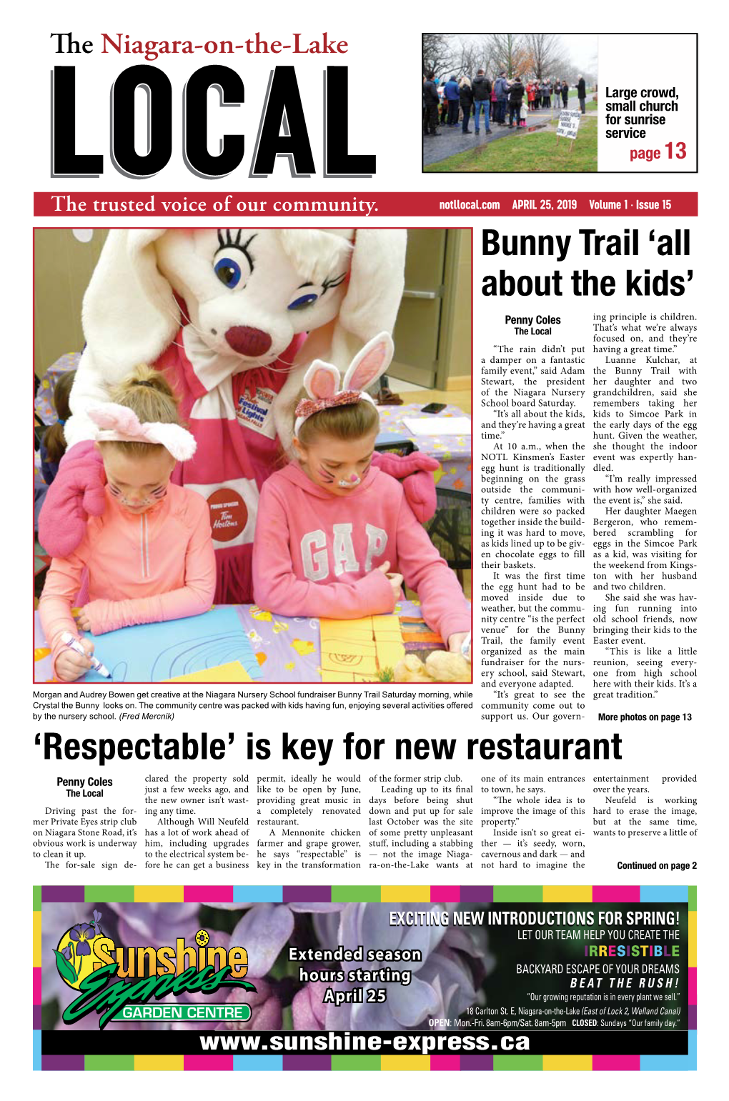 The Local, April 25, 2019L