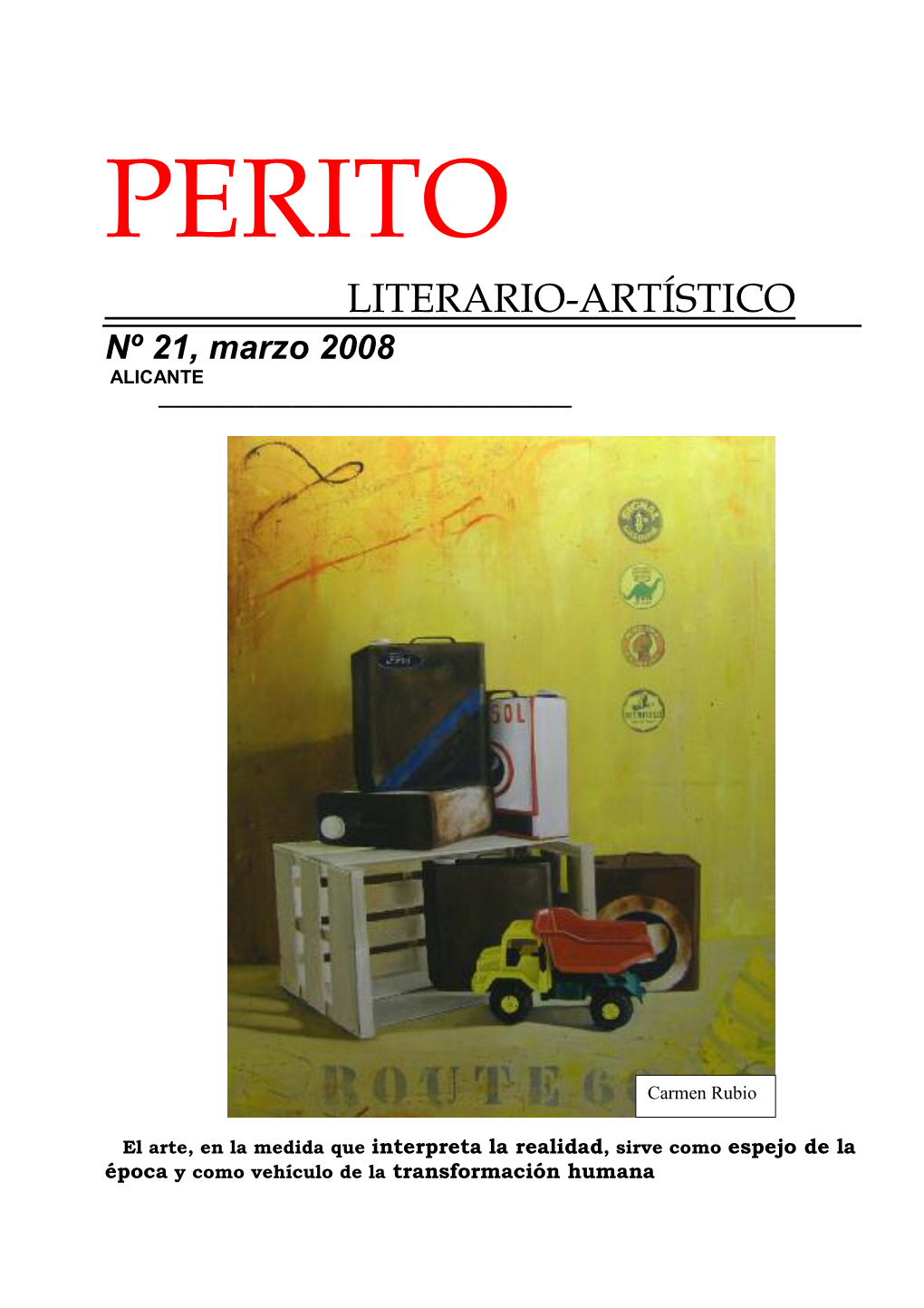 Revista PERITO (Literario-Artístico) Nº21