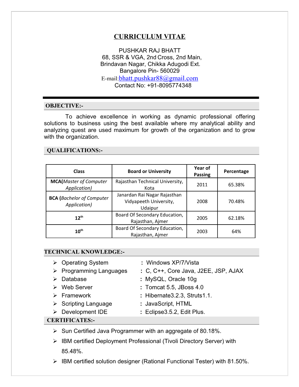 Curriculum Vitae s455