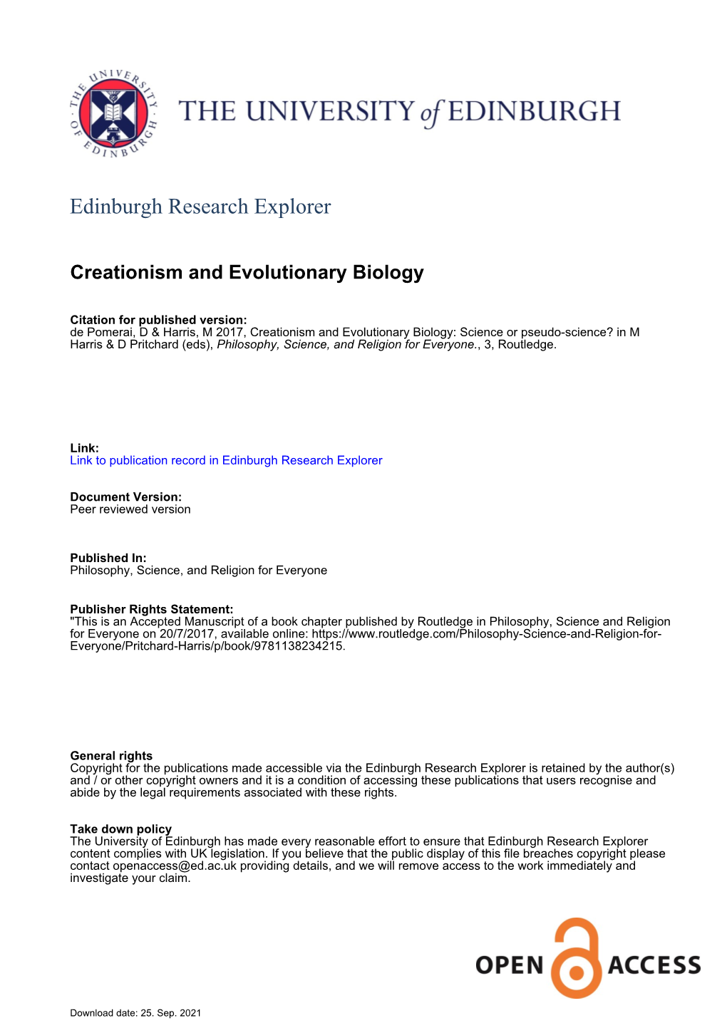 Edinburgh Research Explorer