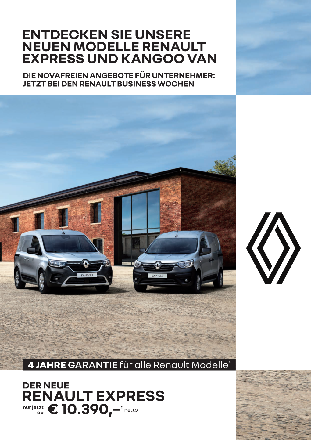 RENAULT EXPRESS € 10.390,–1) Netto