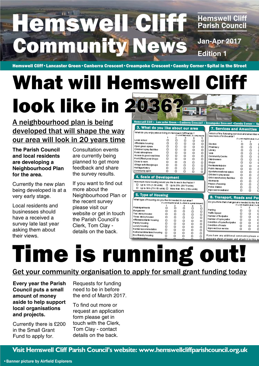 Hemswell Cliff Jan-Apr 2017 Community News Edition 1