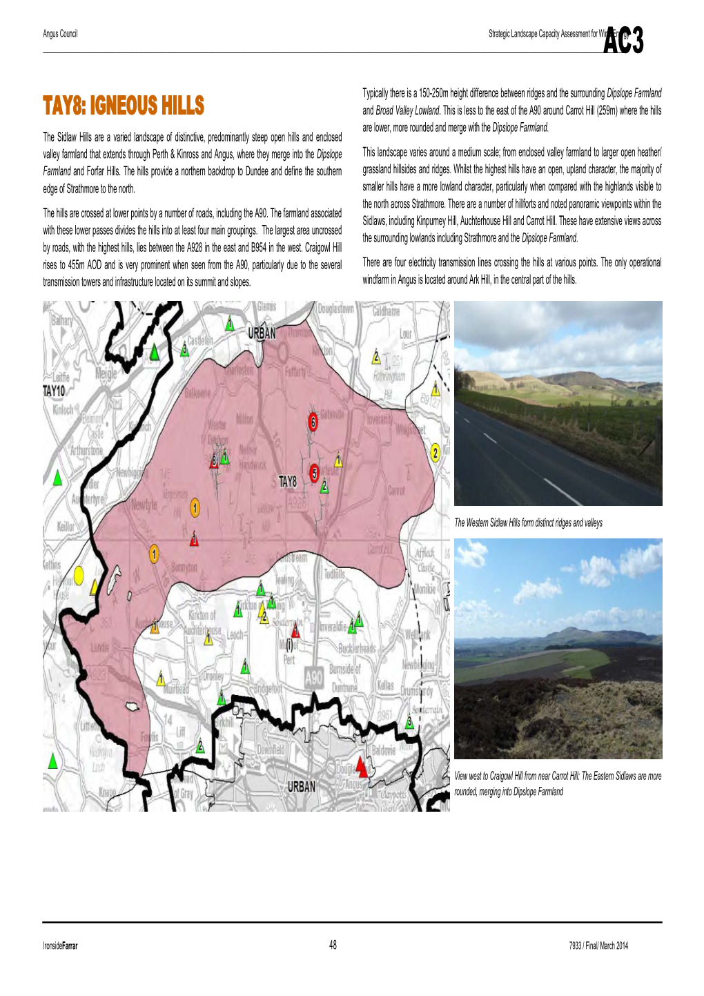 TAY8: IGNEOUS HILLS and Broad Valley Lowland