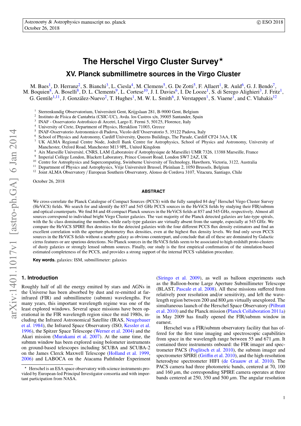 The Herschel Virgo Cluster Survey. XV. Planck Submillimetre Sources In