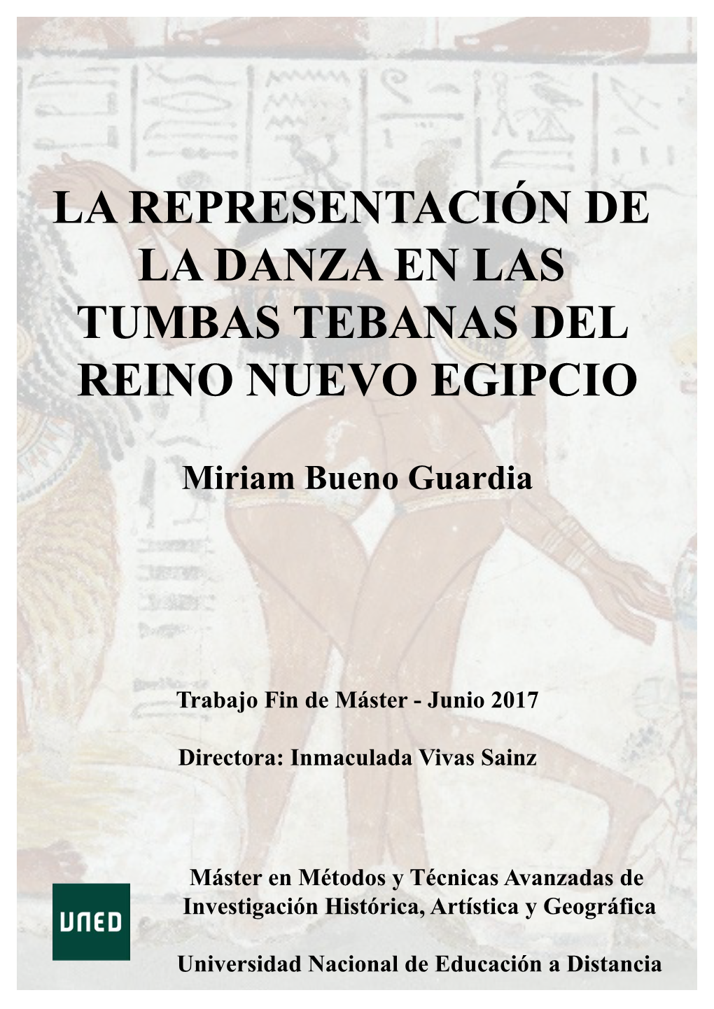 La Representación De La Danza En Las Tumbas Tebanas Del Reino Nuevo Egipcio