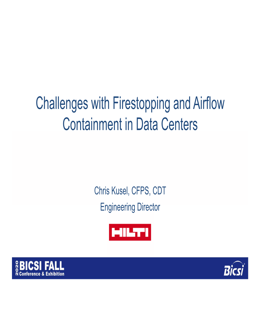 Firestopping and Airflow Containment in Data Centers