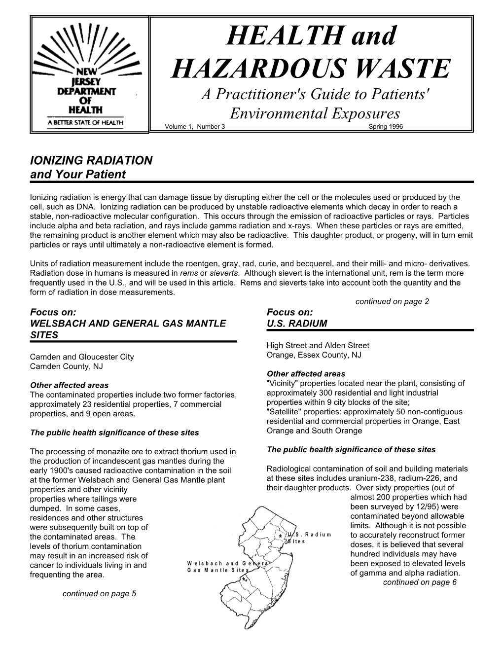 Health & Hazardous Waste