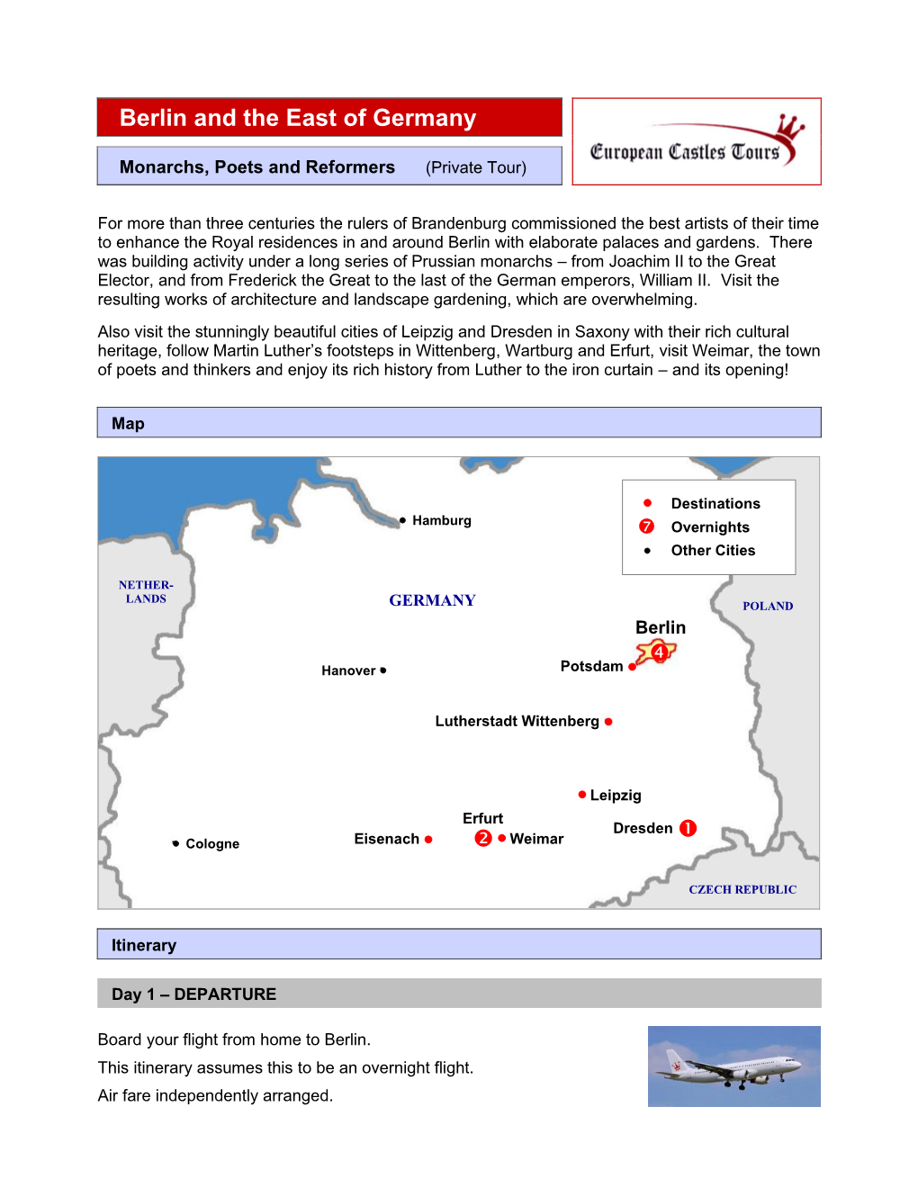 Berlin and the East of Germany