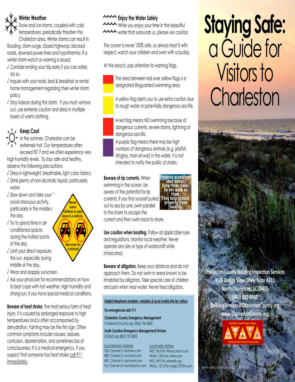 Staying Safe: a Guide for Visitors to Charleston