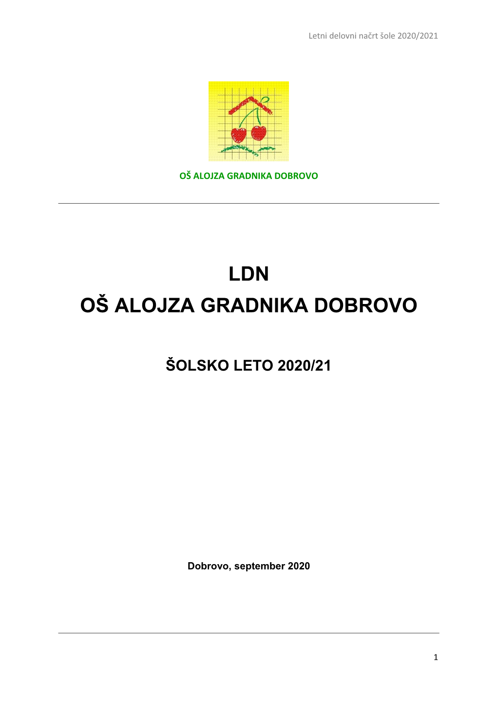 LDN OŠ Alojza Gradnika Dobrovo 2020/21