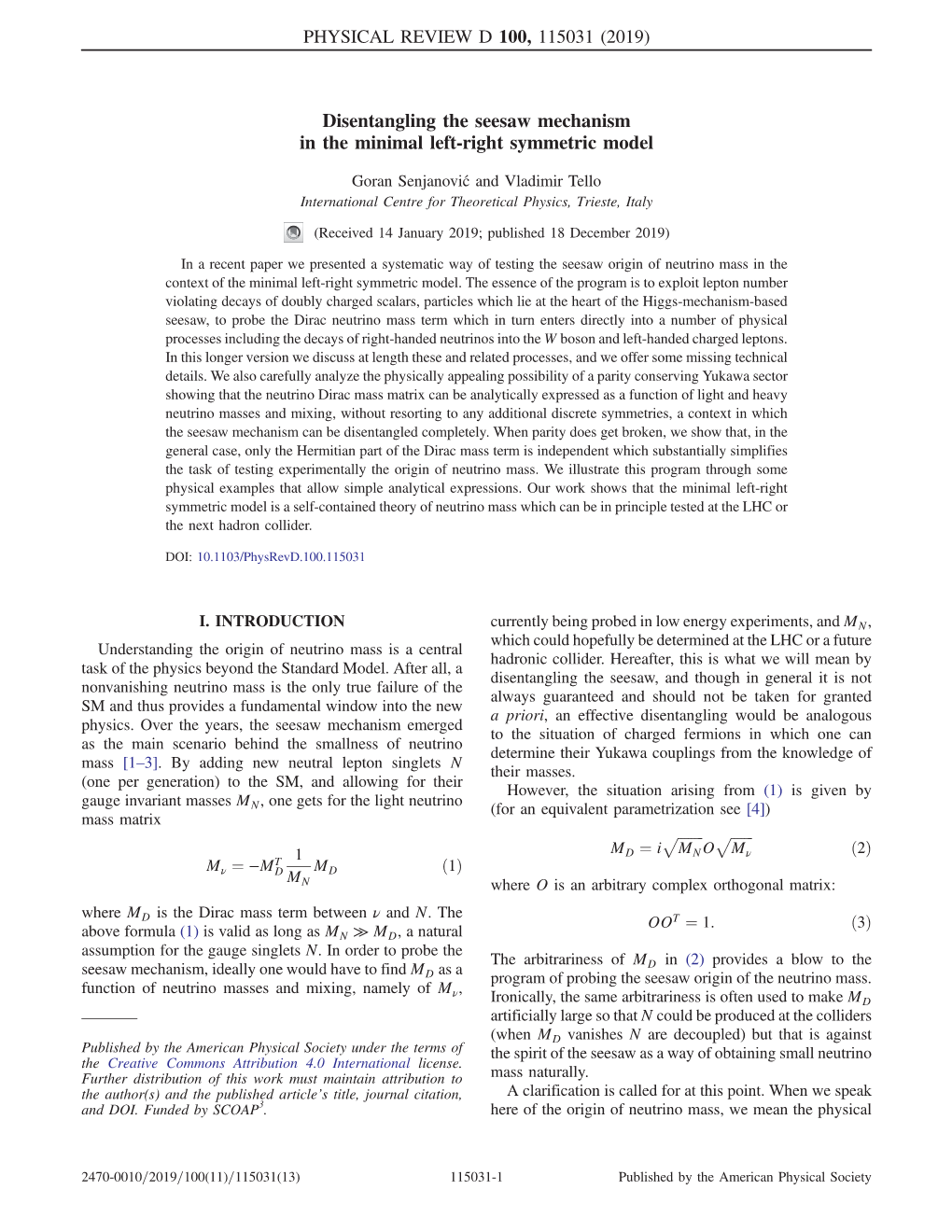 Disentangling the Seesaw Mechanism in the Minimal Left-Right Symmetric Model