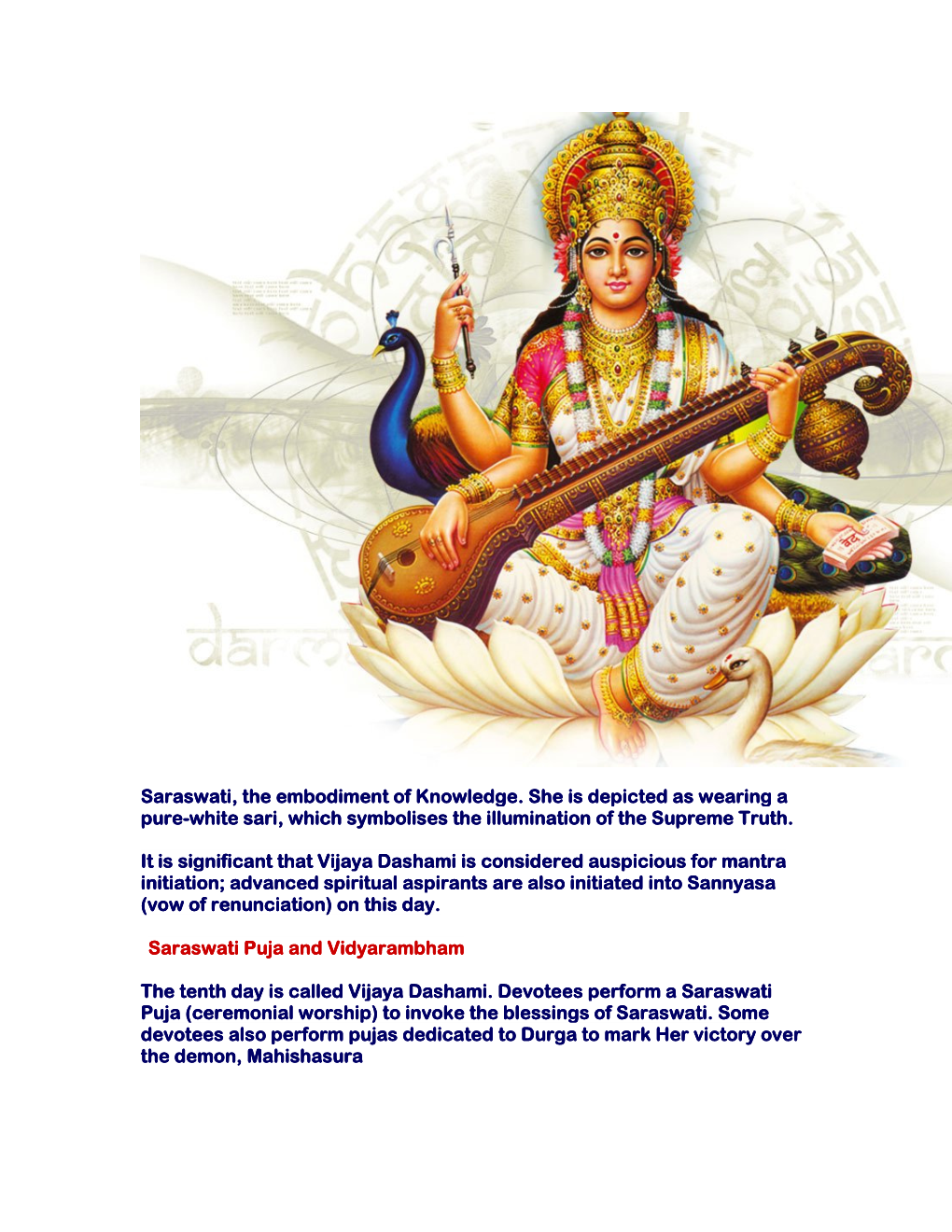 Saraswati and Aayuda Puja.Pdf