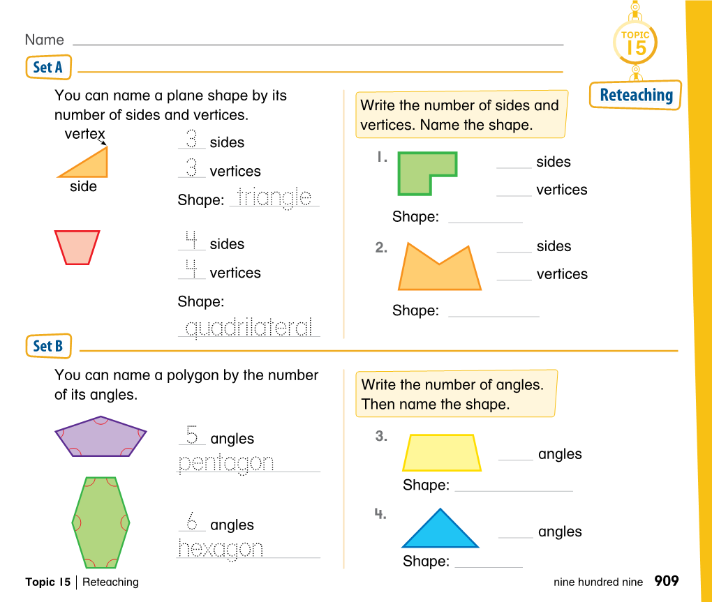 Quadrilateral Hexagon Pentagon