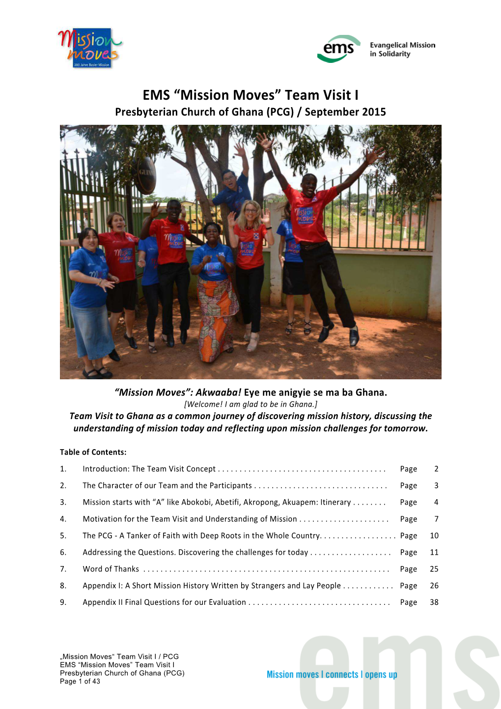 2016-06-16 Report Team Visit Ghana 2015 Final