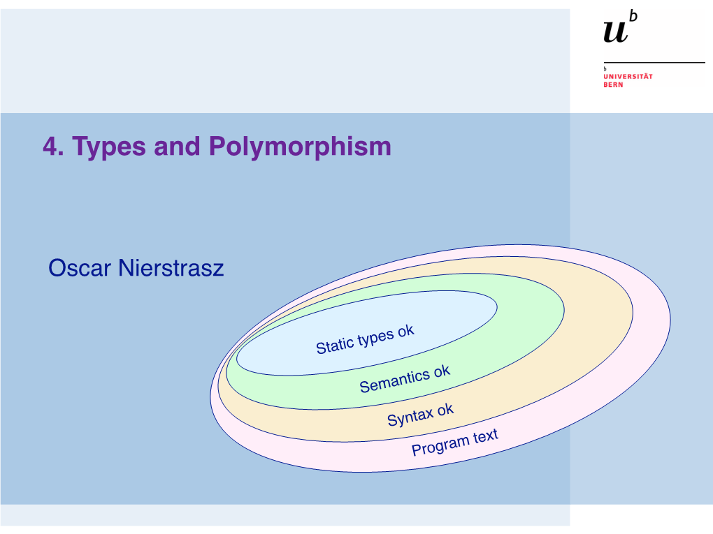 4. Types and Polymorphism