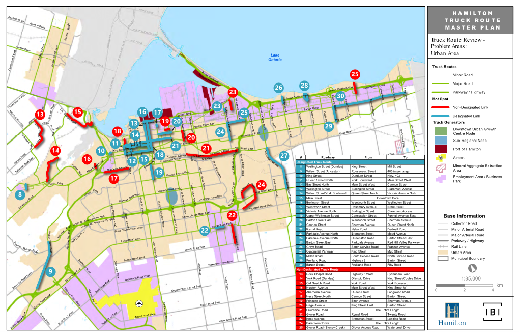 Map of Identified Urban Problem Areas