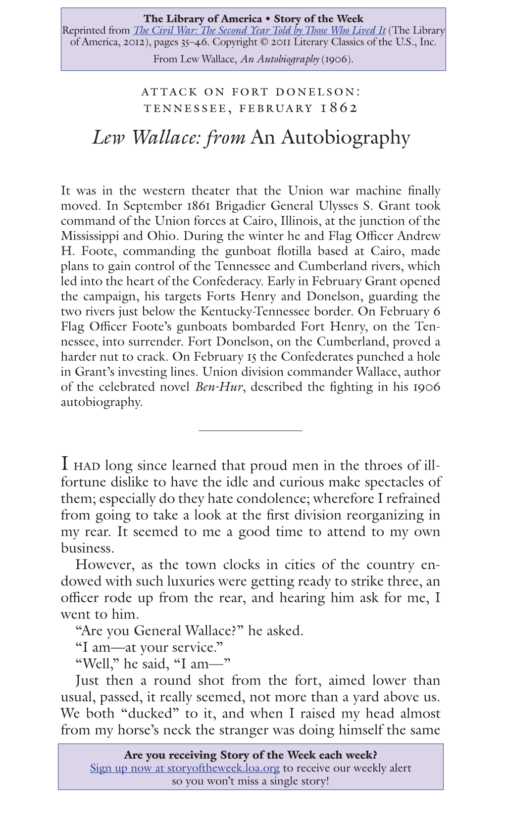 Lew Wallace, an Autobiography (1906)