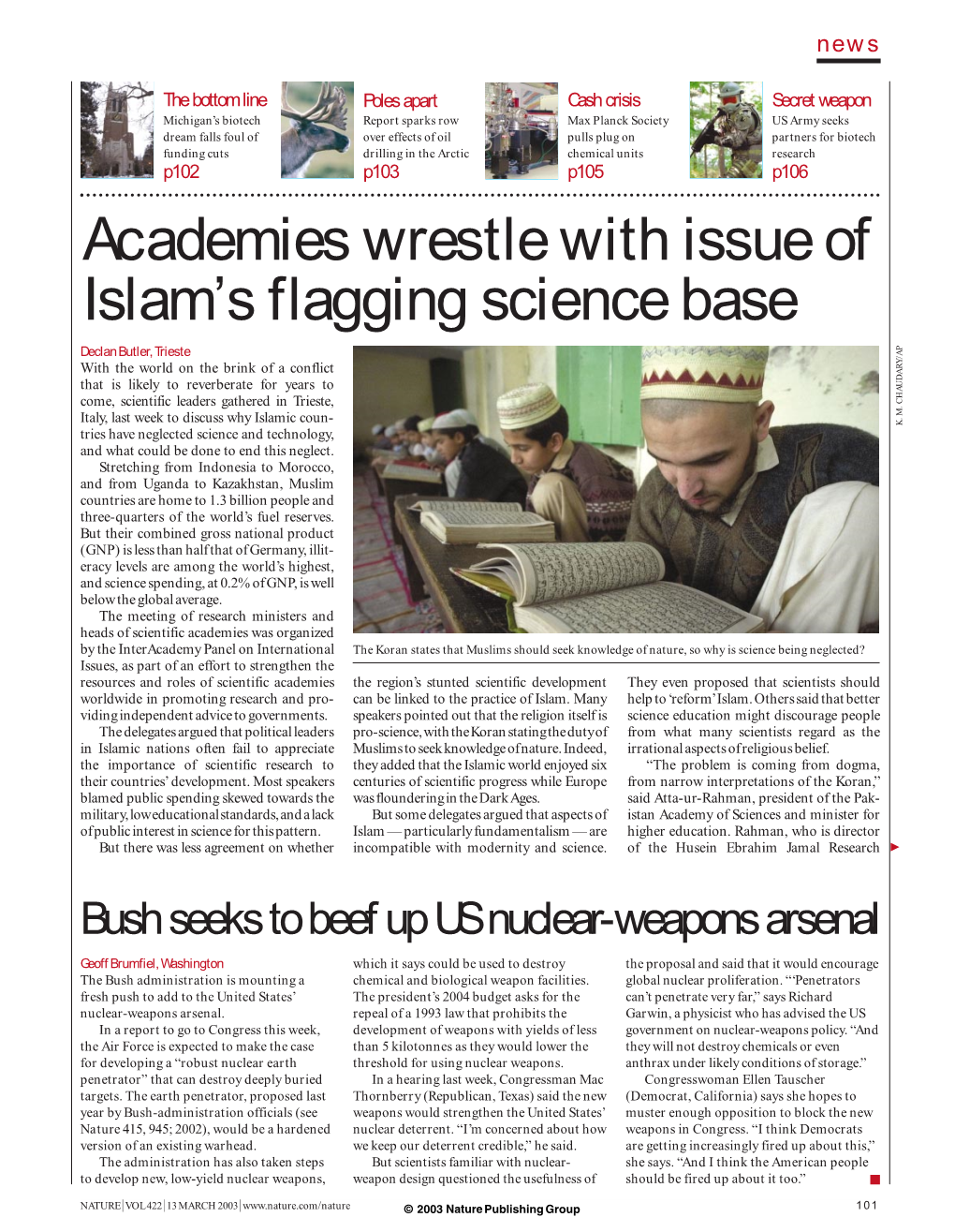 Academies Wrestle with Issue of Islam's Flagging Science Base