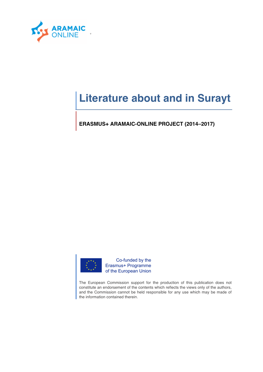 Literature About and in Surayt