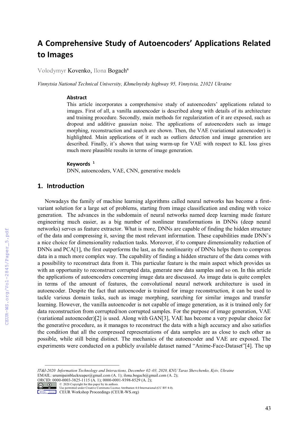 A Comprehensive Study of Autoencoders' Applications Related