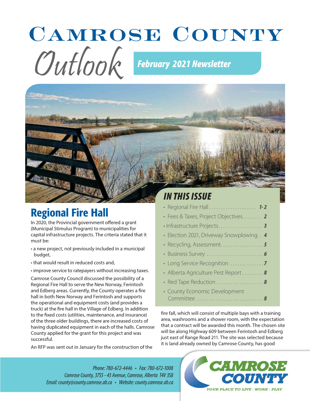 Camrose County Outlook February 2021 Newsletter