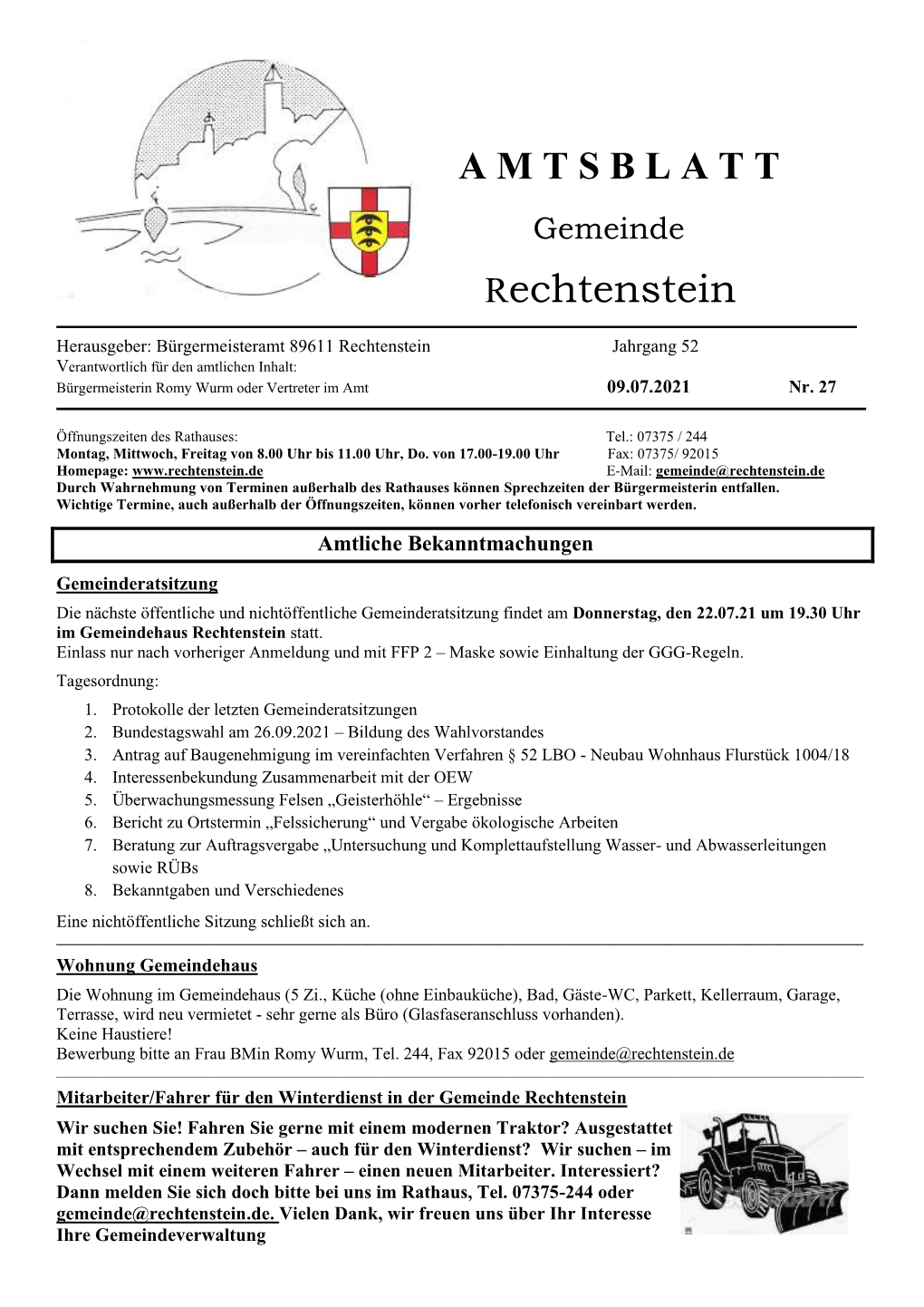 Gemeinde Rechtenstein