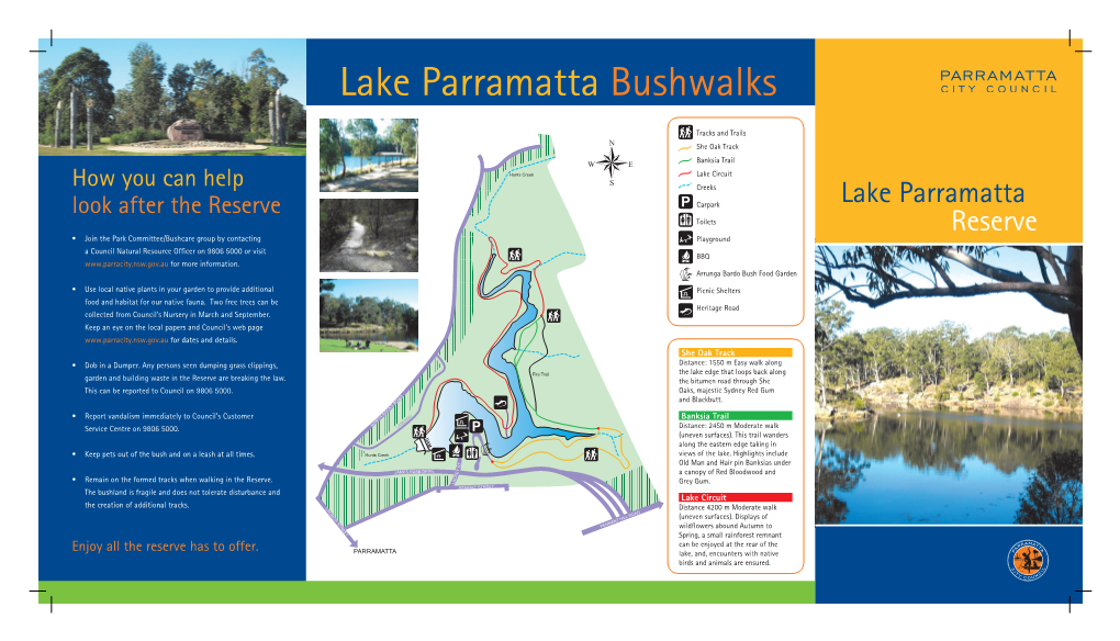Lake Parramatta Bushwalks