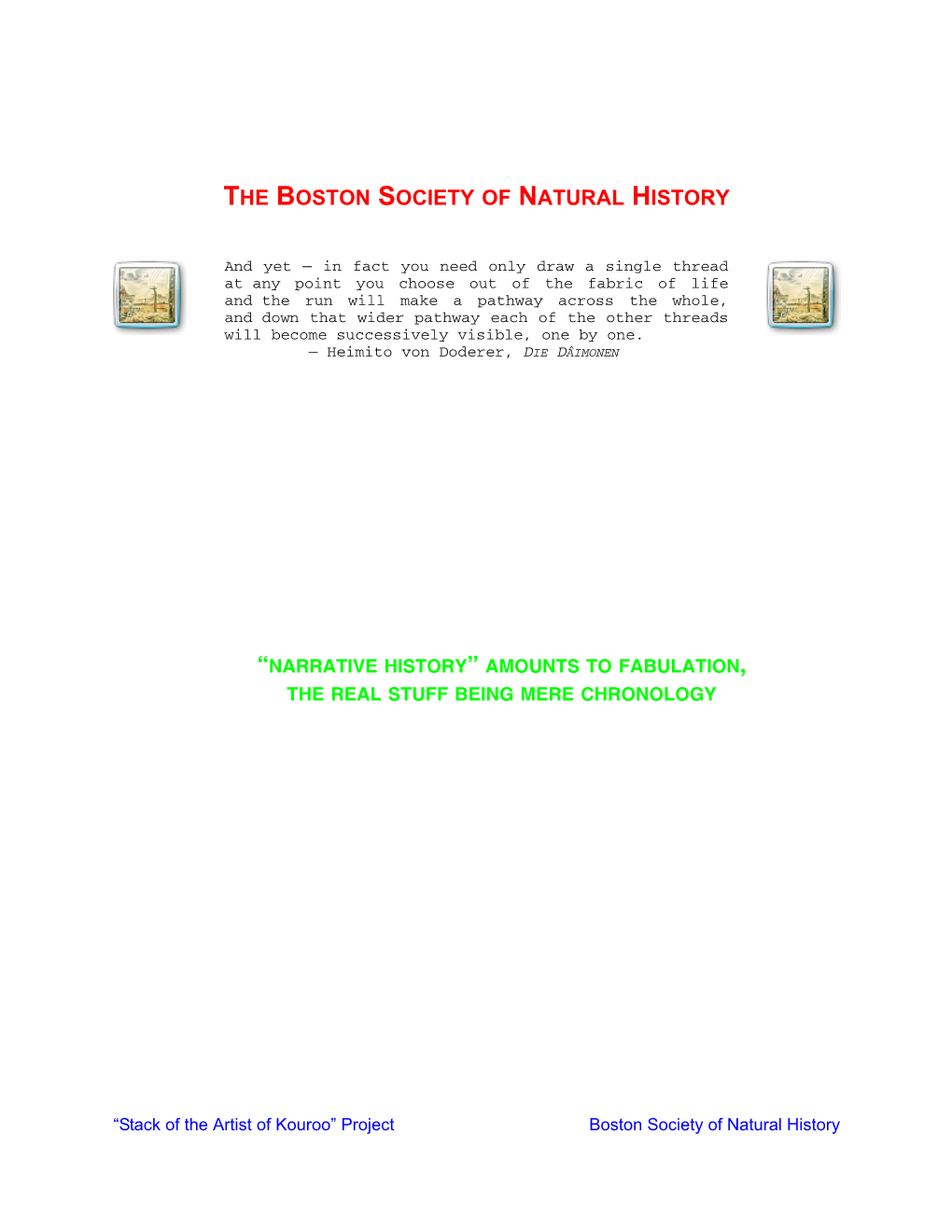 Boston Society of Natural History