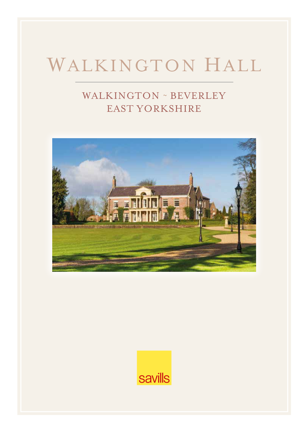 Walkington Hall