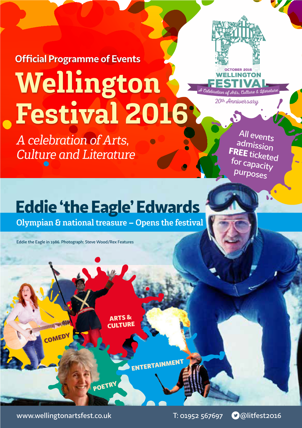Wellington Festival 2016 All Events a Celebration of Arts, Admission