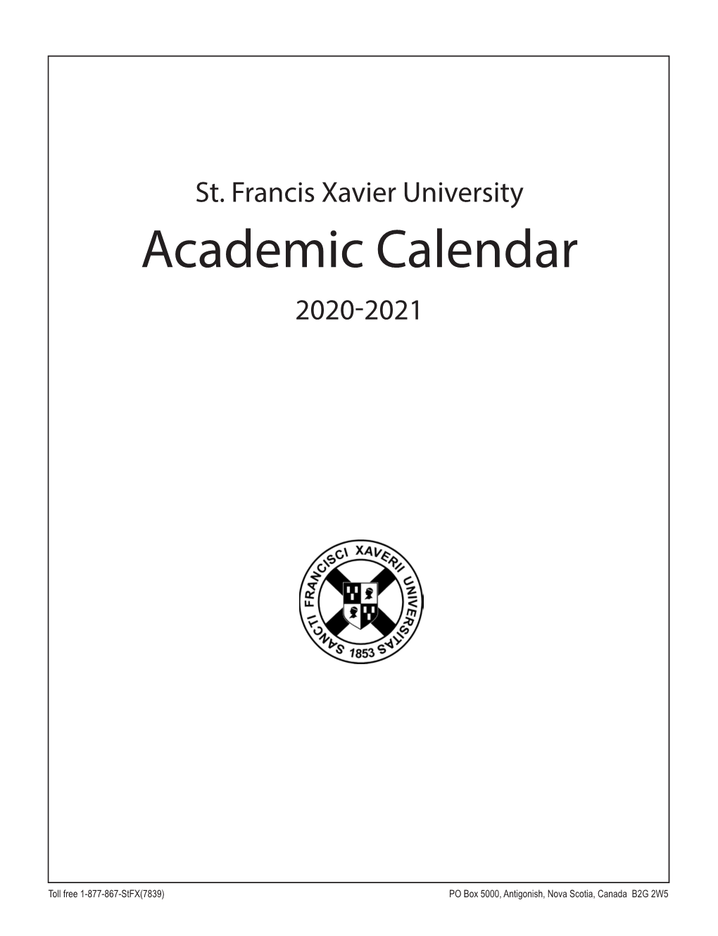 ACADEMIC CALENDAR 2020-2021 I