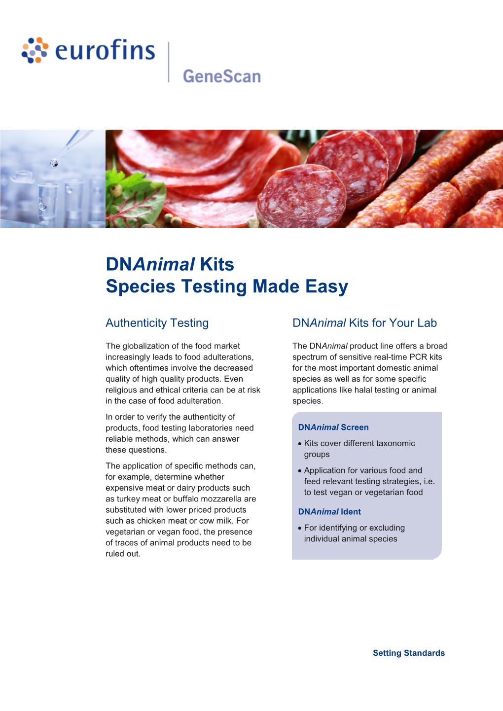 Dnanimal Kits Species Testing Made Easy