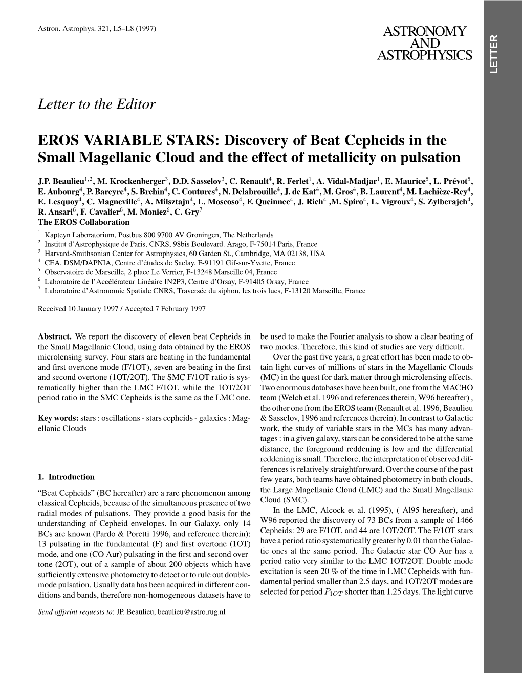 Discovery of Beat Cepheids in the Small Magellanic Cloud and the Effect of Metallicity on Pulsation