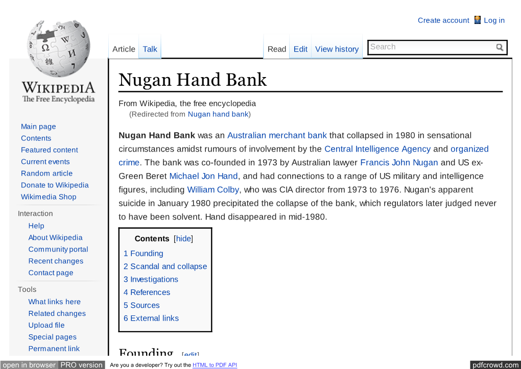 Nugan Hand Bank