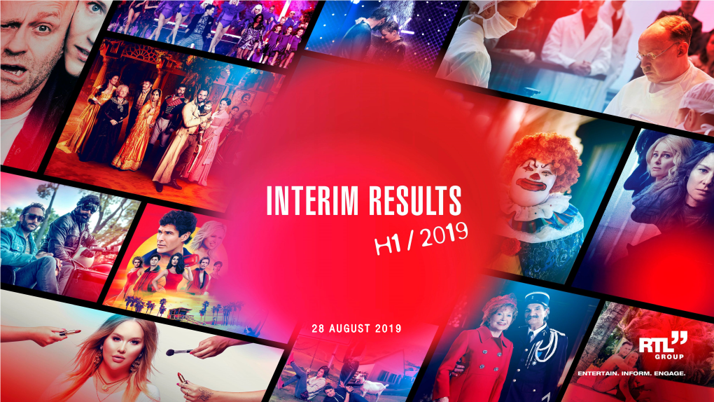 Interim Results H1/2019 28 August 2019