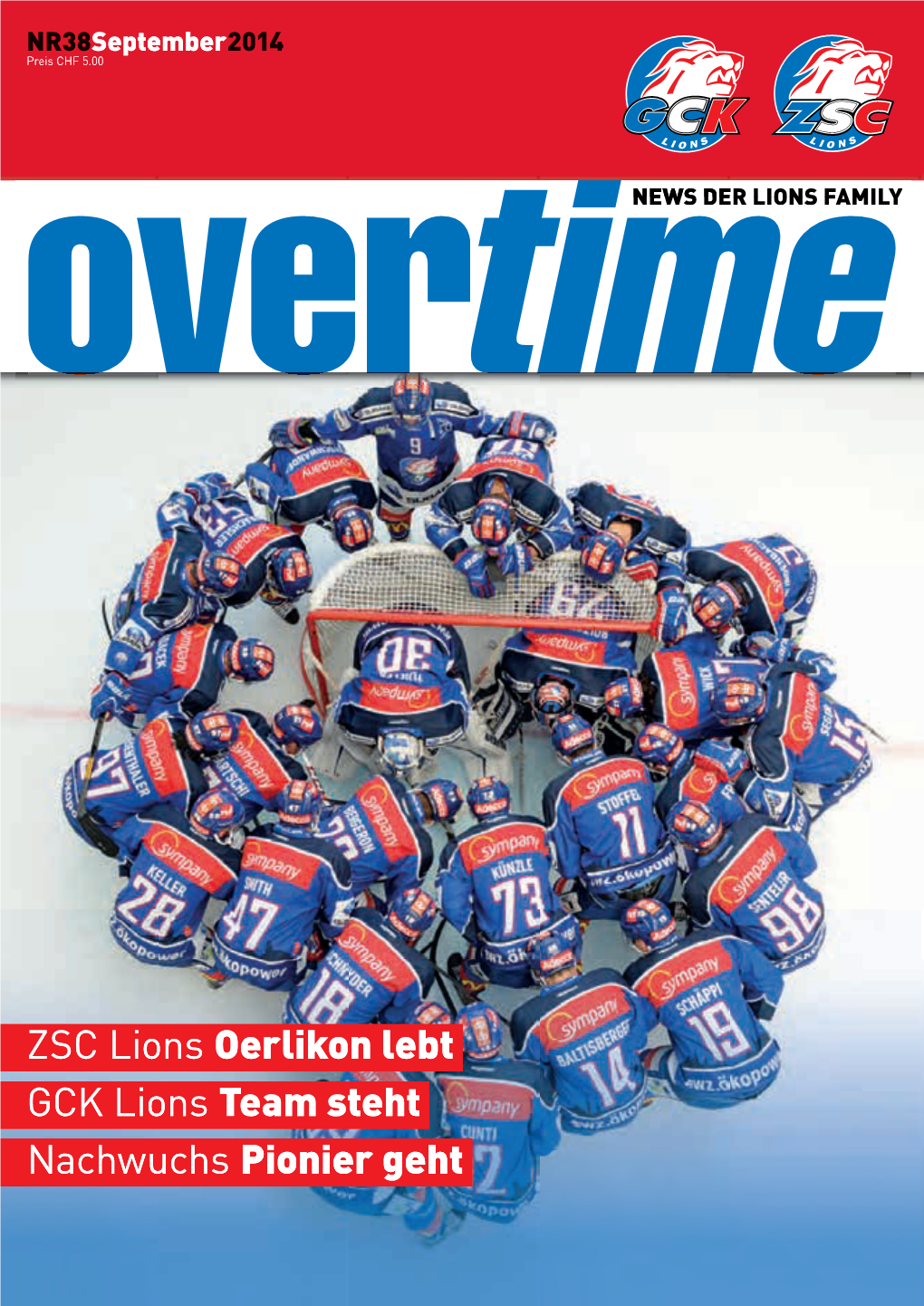 ZSC Lions Oerlikon Lebt GCK Lions Team Steht Nachwuchs Pionier