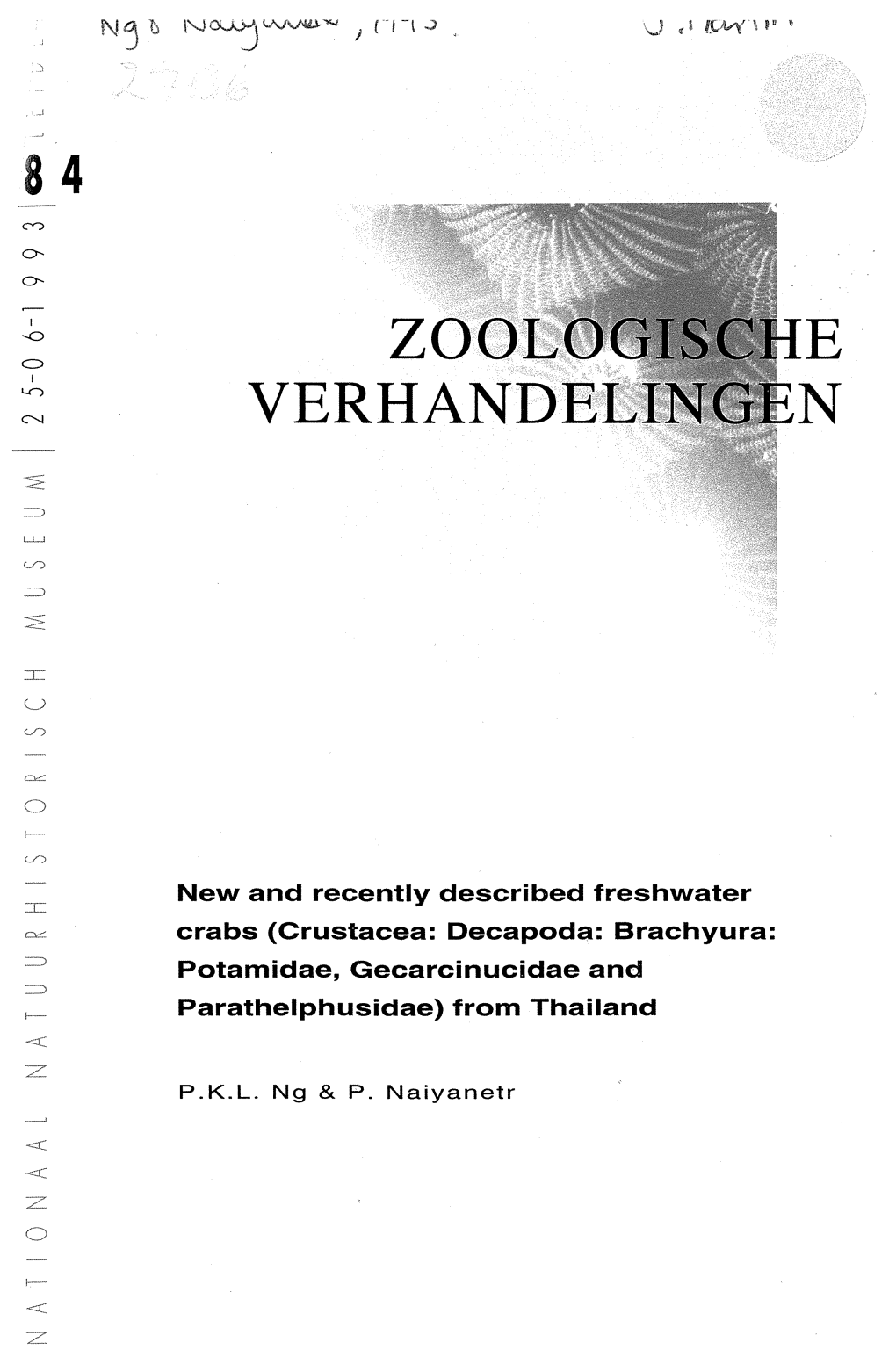 Zoologische Verhandelingen